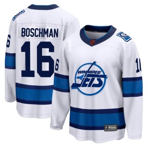 Men's Winnipeg Jets Laurie Boschman Fanatics Branded Breakaway Special Edition 2.0 Jersey - White