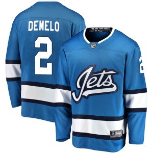Men's Winnipeg Jets Dylan DeMelo Fanatics Branded Breakaway Alternate Jersey - Blue