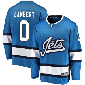 Men's Winnipeg Jets Brad Lambert Fanatics Branded Breakaway Alternate Jersey - Blue