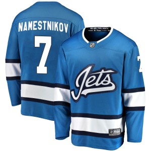 Men's Winnipeg Jets Vladislav Namestnikov Fanatics Branded Breakaway Alternate Jersey - Blue
