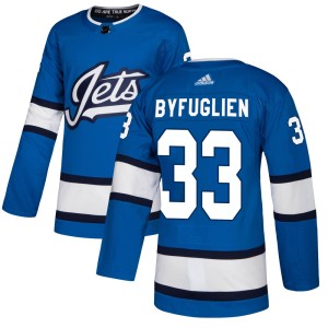 Men's Winnipeg Jets Dustin Byfuglien Adidas Authentic Alternate Jersey - Blue