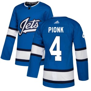 Men's Winnipeg Jets Neal Pionk Adidas Authentic Alternate Jersey - Blue