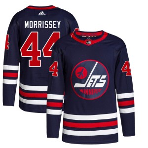 Youth Winnipeg Jets Josh Morrissey Adidas Authentic 2021/22 Alternate Primegreen Pro Jersey - Navy