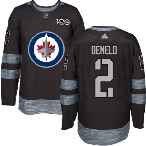 Youth Winnipeg Jets Dylan DeMelo Authentic 1917-2017 100th Anniversary Jersey - Black