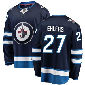 Men's Winnipeg Jets Nikolaj Ehlers Fanatics Branded Breakaway Home Jersey - Blue