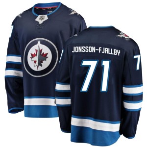 Men's Winnipeg Jets Axel Jonsson-Fjallby Fanatics Branded Breakaway Home Jersey - Blue