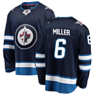 Men's Winnipeg Jets Colin Miller Fanatics Branded Breakaway Home Jersey - Blue