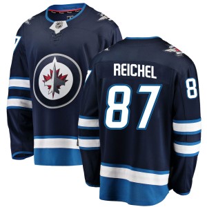 Men's Winnipeg Jets Kristian Reichel Fanatics Branded Breakaway Home Jersey - Blue