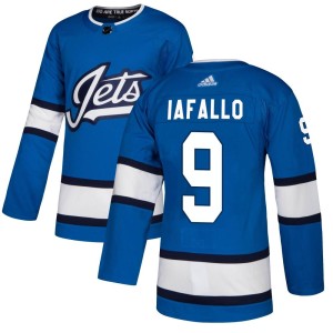 Youth Winnipeg Jets Alex Iafallo Adidas Authentic Alternate Jersey - Blue