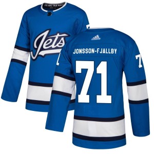 Youth Winnipeg Jets Axel Jonsson-Fjallby Adidas Authentic Alternate Jersey - Blue