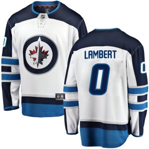 Youth Winnipeg Jets Brad Lambert Fanatics Branded Breakaway Away Jersey - White