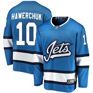 Youth Winnipeg Jets Dale Hawerchuk Fanatics Branded Breakaway Alternate Jersey - Blue