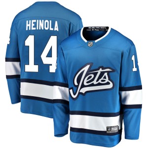 Youth Winnipeg Jets Ville Heinola Fanatics Branded Breakaway Alternate Jersey - Blue