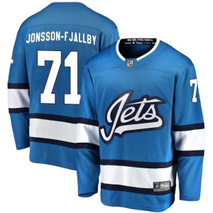 Youth Winnipeg Jets Axel Jonsson-Fjallby Fanatics Branded Breakaway Alternate Jersey - Blue