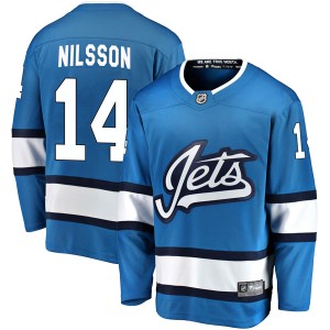 Youth Winnipeg Jets Ulf Nilsson Fanatics Branded Breakaway Alternate Jersey - Blue