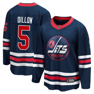 Men's Winnipeg Jets Brenden Dillon Fanatics Branded Premier 2021/22 Alternate Breakaway Player Jersey - Navy