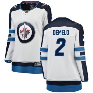 Women's Winnipeg Jets Dylan DeMelo Fanatics Branded Breakaway Away Jersey - White