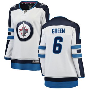 Women's Winnipeg Jets Ted Green Fanatics Branded Breakaway Away Jersey - White