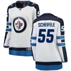 Women's Winnipeg Jets Mark Scheifele Fanatics Branded Breakaway Away Jersey - White