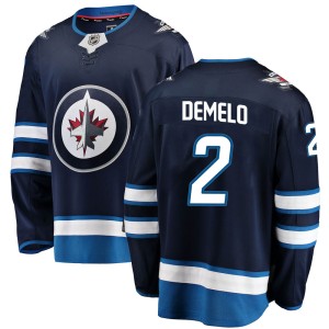 Youth Winnipeg Jets Dylan DeMelo Fanatics Branded Breakaway Home Jersey - Blue