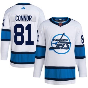 Youth Winnipeg Jets Kyle Connor Adidas Authentic Reverse Retro 2.0 Jersey - White
