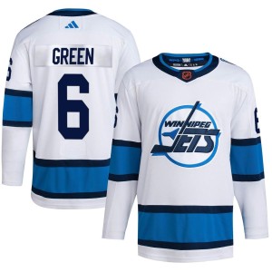 Youth Winnipeg Jets Ted Green Adidas Authentic Reverse Retro 2.0 Jersey - White