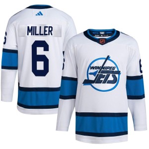 Youth Winnipeg Jets Colin Miller Adidas Authentic Reverse Retro 2.0 Jersey - White