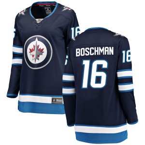 Women's Winnipeg Jets Laurie Boschman Fanatics Branded Breakaway Home Jersey - Blue