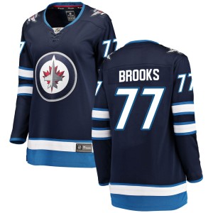 Women's Winnipeg Jets Adam Brooks Fanatics Branded Breakaway Home Jersey - Blue