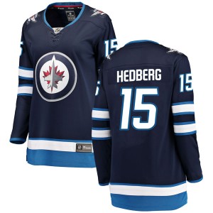 Women's Winnipeg Jets Anders Hedberg Fanatics Branded Breakaway Home Jersey - Blue