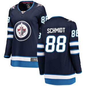Women's Winnipeg Jets Nate Schmidt Fanatics Branded Breakaway Home Jersey - Blue