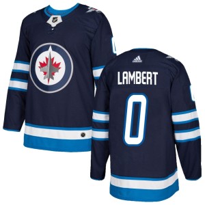 Youth Winnipeg Jets Brad Lambert Adidas Authentic Home Jersey - Navy