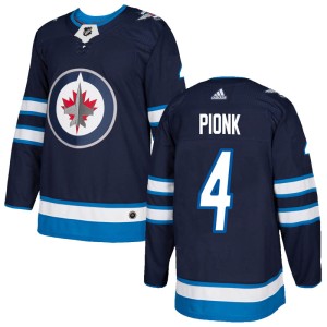 Youth Winnipeg Jets Neal Pionk Adidas Authentic Home Jersey - Navy