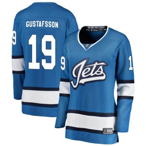 Women's Winnipeg Jets David Gustafsson Fanatics Branded Breakaway Alternate Jersey - Blue