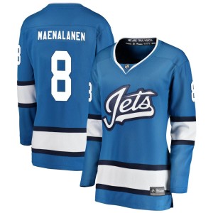 Women's Winnipeg Jets Saku Maenalanen Fanatics Branded Breakaway Alternate Jersey - Blue