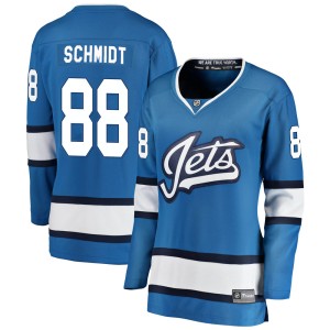 Women's Winnipeg Jets Nate Schmidt Fanatics Branded Breakaway Alternate Jersey - Blue