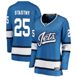 Women's Winnipeg Jets Paul Stastny Fanatics Branded Breakaway Alternate Jersey - Blue