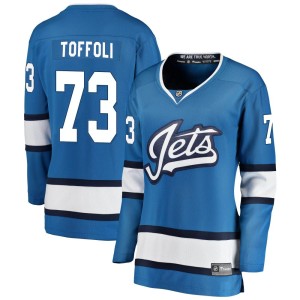 Women's Winnipeg Jets Tyler Toffoli Fanatics Branded Breakaway Alternate Jersey - Blue