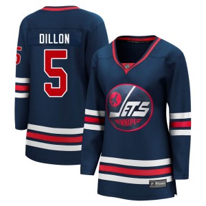 Women's Winnipeg Jets Brenden Dillon Fanatics Branded Premier 2021/22 Alternate Breakaway Player Jersey - Navy