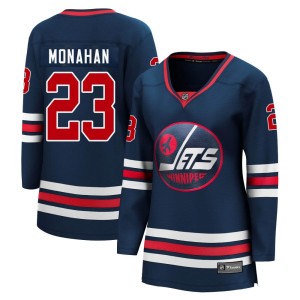 Women's Winnipeg Jets Sean Monahan Fanatics Branded Premier 2021/22 Alternate Breakaway Player Jersey - Navy