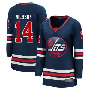 Women's Winnipeg Jets Ulf Nilsson Fanatics Branded Premier 2021/22 Alternate Breakaway Player Jersey - Navy