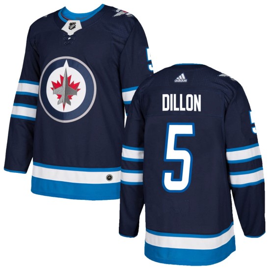 Youth Winnipeg Jets Brenden Dillon Adidas Authentic Home Jersey - Navy